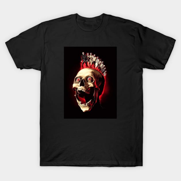 Mohawk Skull T-Shirt by Santy Permata